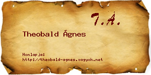 Theobald Ágnes névjegykártya