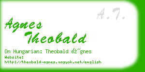 agnes theobald business card